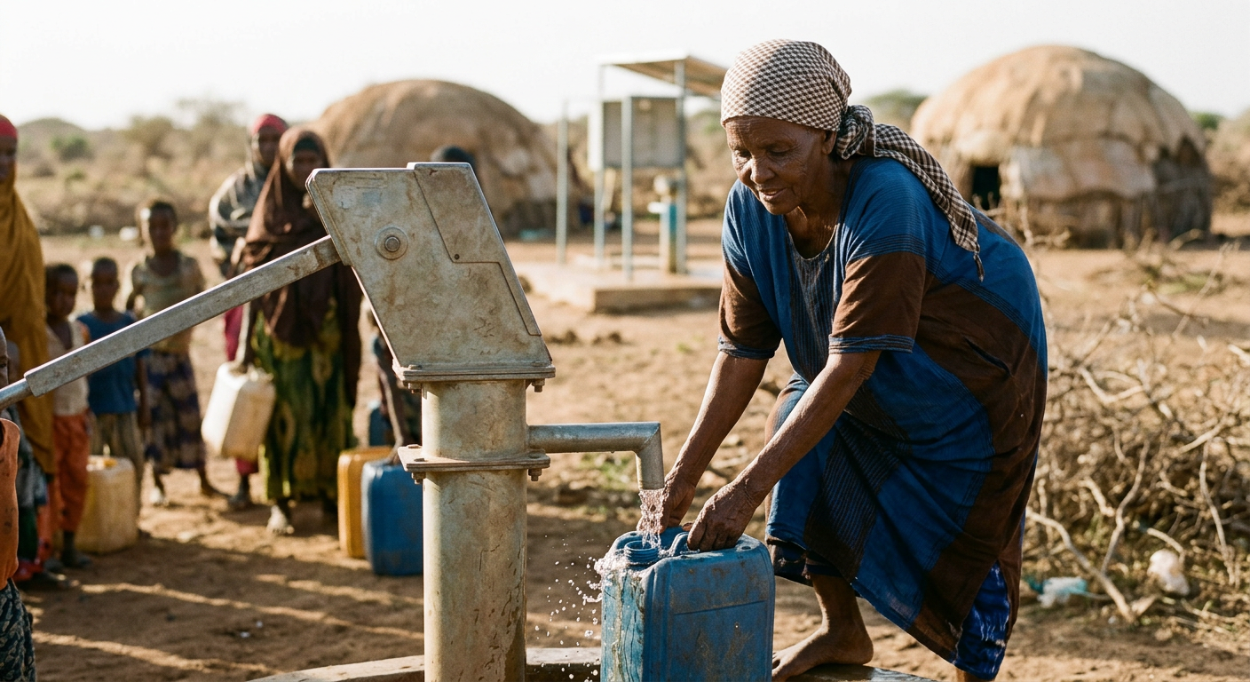 Borehole Transforms Water Access in Buulaley